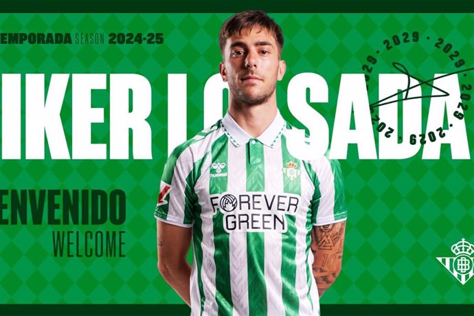 Iker Losada, nuevo jugador del Betis hasta 2029.