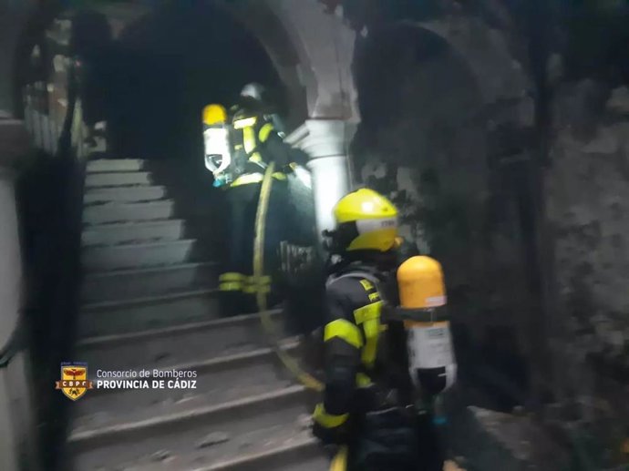 Imagen del inmueble incendiado en la calle Manuel Rancés