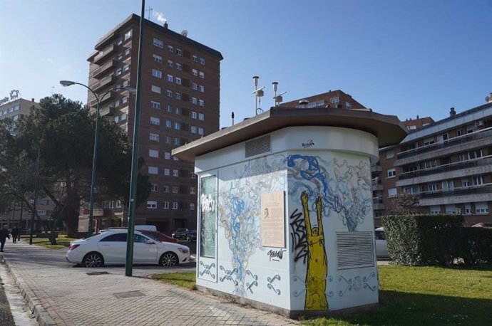 Archivo - Una de las estaciones de la Red de Control de la Contaminación Atmosférica de Valladolid (RCCAVA).