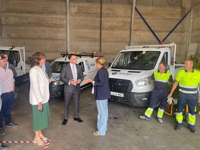 Visita a las nuevas instalaciones en el Polígono Pesquero Norte.