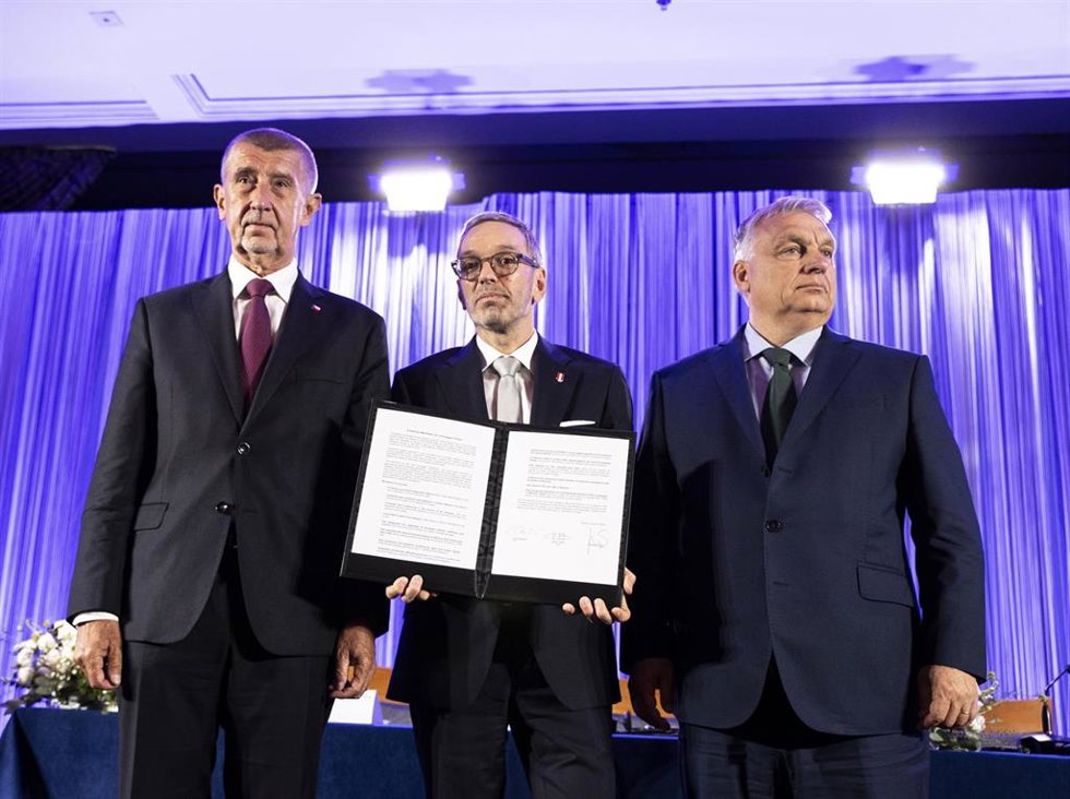 Acto de inauguración de Patriotas por Europa en Viena