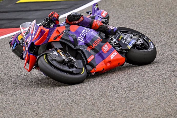 El piloto español de MotoGP Jorge Martín (Ducati), en el GP de Alemania 2024. 