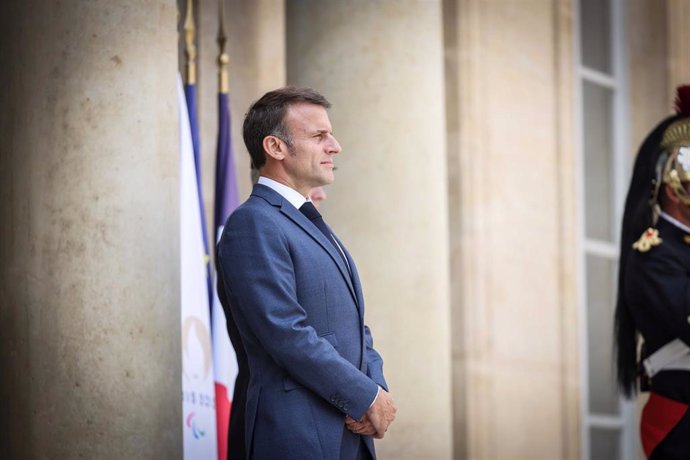 El presidente francés, Emmanuel Macron