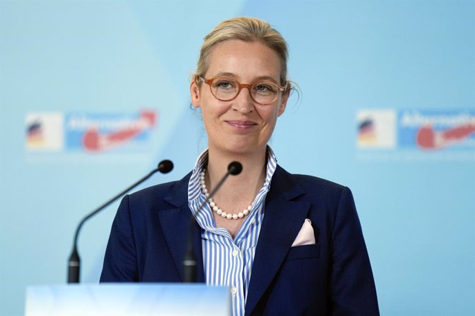 July 2, 2024, Berlin, Berlin, Deutschland: Alice Weidel bei der Fraktionssitzung der AfD-Bundestagsfraktion im Reichstagsgebäude. Berlin, 02.07.2024