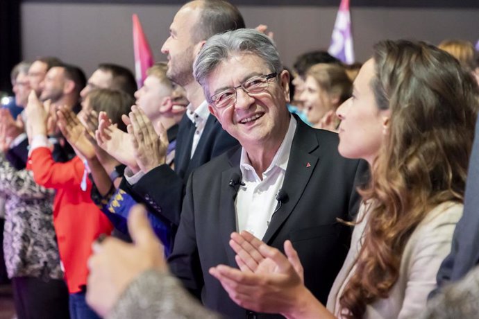 Archivo - El líder del Nuevo Frente Popular, Jean-Luc Mélenchon