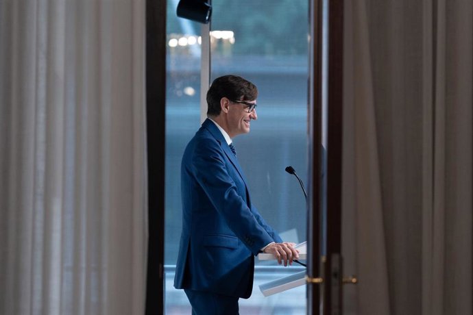 El primer secretario del PSC, Salvador Illa