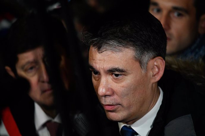 Archivo - 19 February 2019, France, Paris: First Secretary of the French Socialist Party (PS) Olivier Faure takes part in a rally against anti-Semitism. Photo: Julien Mattia/Le Pictorium Agency via ZUMA/dpa