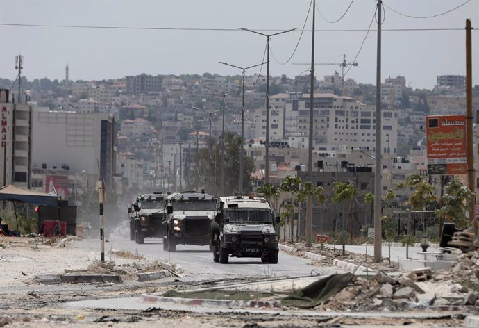 El Ejército de Israel en Yenín (Cisjordania)