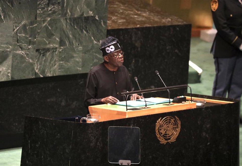 Archivo - El presidente de Nigeria y de la CEDEAO, Bola Tinubu