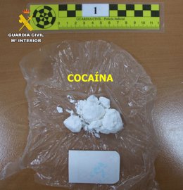 Cocaína requisada en Almansa