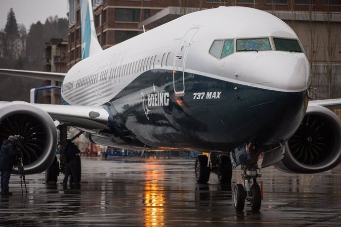 Archivo - Un avió del model Boeing 737 MAX.