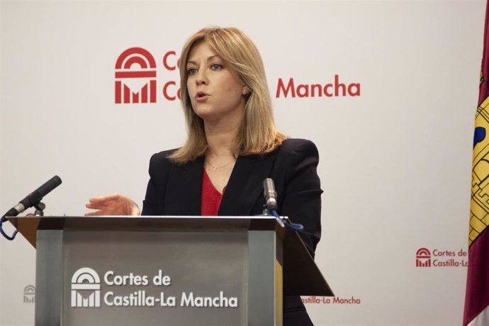 Archivo - La portavoz del grupo socialista en las Cortes de Castilla-La Mancha, Ana Isabel Abengózar