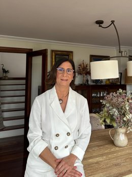 La presidenta del Grupo Junquera Marítima, Teresa Fernández Marmiesse, el XXIX Premio Asturmanager a la Empresaria del Año