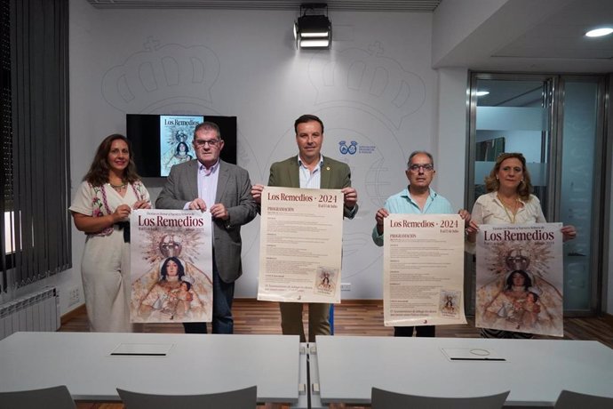 Presentación en la Diputación de Huelva de las fiestas pratronales en honor a Nuestra Señora de los Remedios de Jabugo.