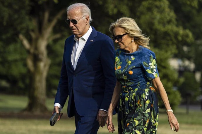 El presidente de Estados Unidos, Joe Biden, y la primera dama, Jill Biden