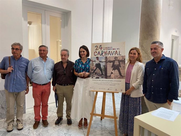 Presentación del cartel del 24 Congreso Internacional del Carnaval de la Universidad de Cádiz.