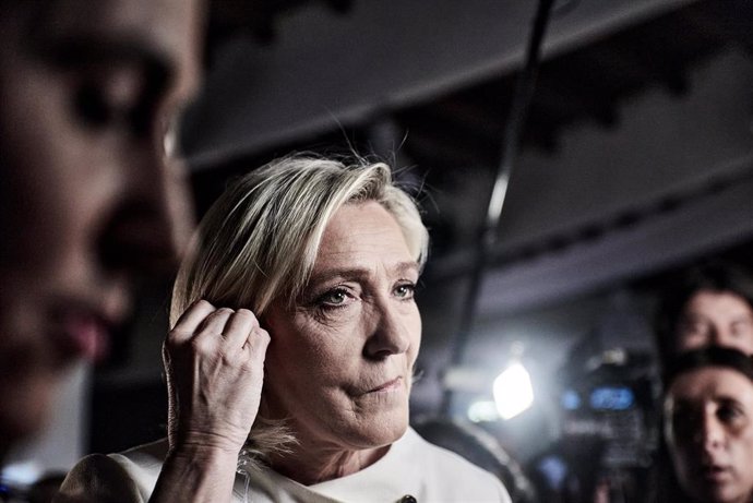 La líder de la Agrupación Nacional, Marine Le Pen