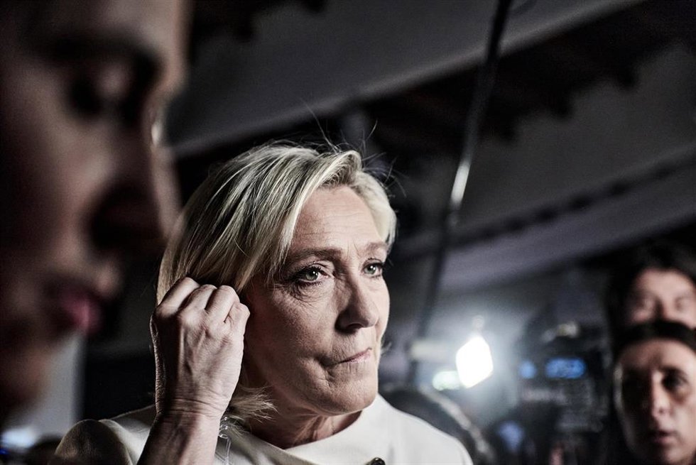 La líder de la Agrupación Nacional, Marine Le Pen