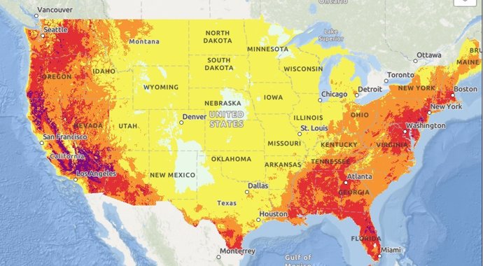 La zona occidental de EEUU sufre una ola de calor "extremadamente peligrosa" y rompe varios récords de temperatura.