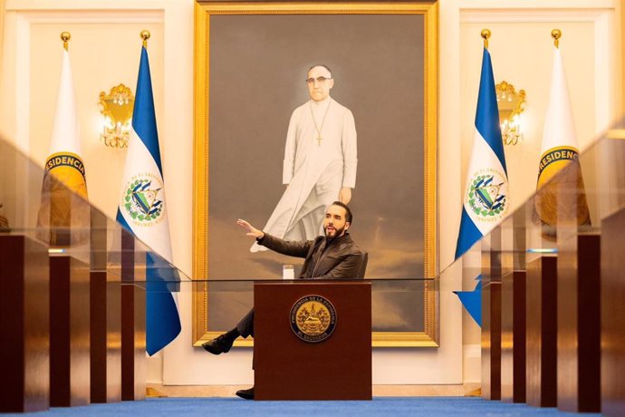 El presidente de El Salvador, Nayib Bukele