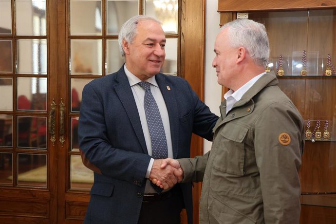 El presidente de la Deputación de Lugo y el presidente de Asefoga
