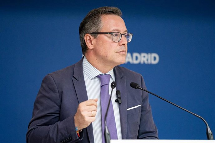 Archivo - El secretario general del PP de Madrid, Alfonso Serrano