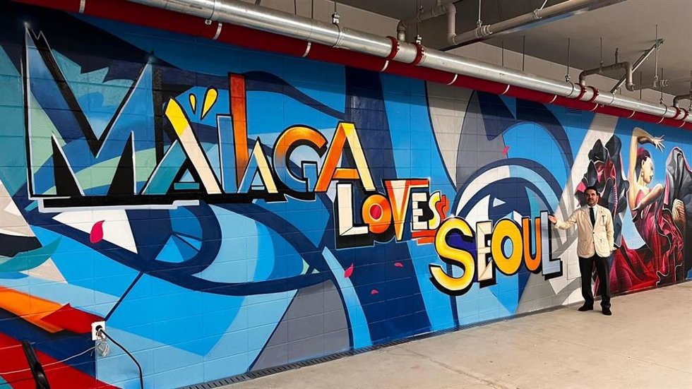 Málaga desembarca en Corea del Sur con una nueva acción de promoción turística a través del arte urbano