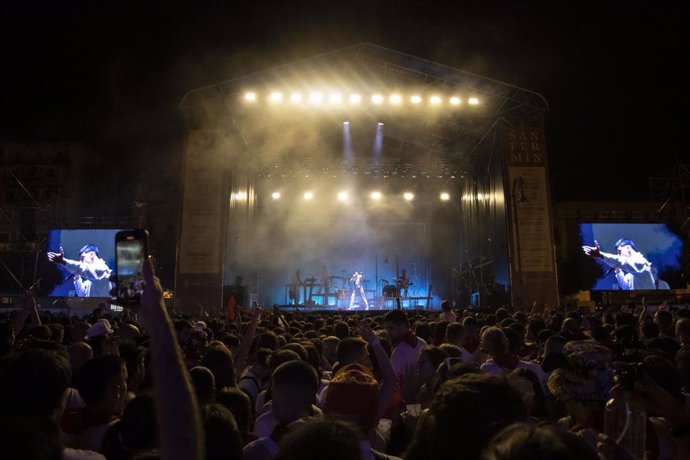 Concierto en los Sanfermines.