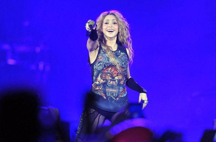 Archivo -    Tras unos meses complicados en cuanto a temas de salud se refiere, Shakira ha vuelto a los escenarios y lo hace con más fuerza que nunca y es que en esta ocasión la artista aterrizó en el Wizink Center de Madrid en el único concierto que conc