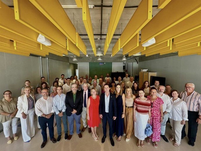 Cargos del Consell de Mallorca celebran el primer año de Galmés al frente de la institución.