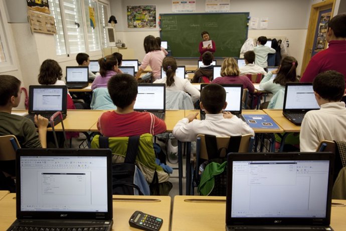 Archivo - Aula del sistema público andaluz.