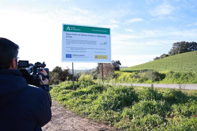 Archivo - Vista general de la zona donde se va a construir el nuevo Cedefo en Algodonales. A 5 de marzo de 2024, en Algodonales, Cádiz (Andalucía, España). 