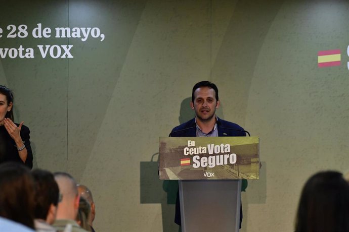 Archivo - El presidente de Vox Ceuta, Juan Sergio Redondo, imagen de archivo. 