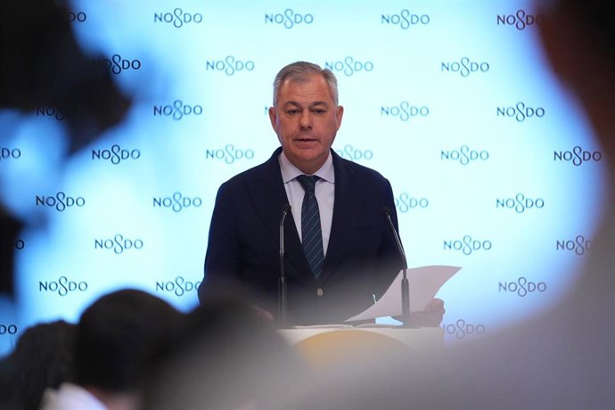 El alcalde de Sevilla, José Luis Sanz, comparece en el Salón Comedor para informar de los presupuestos municipales.