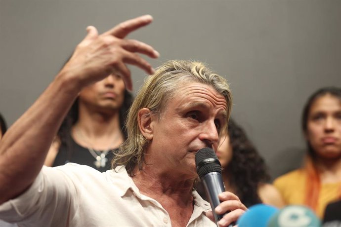 El productor musical Nacho Cano ofrece declaraciones a los medios, a 9 de julio de 2024