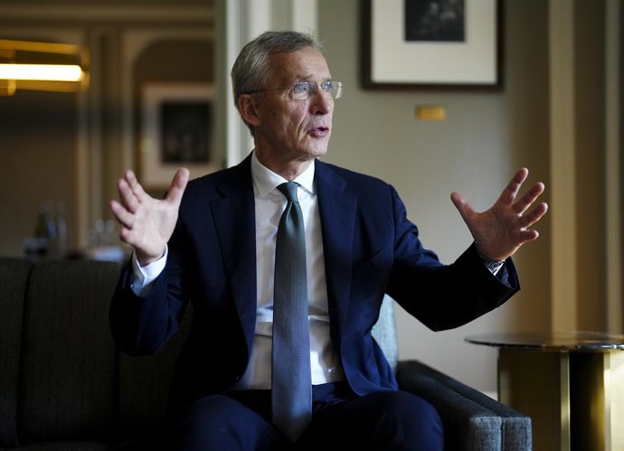 June 20, 2024, Ottawa, Ontario, Canada: NATO Secretary-General Jens Stoltenberg takes part in an interview in Ottawa on Thursday, June 20, 2024.