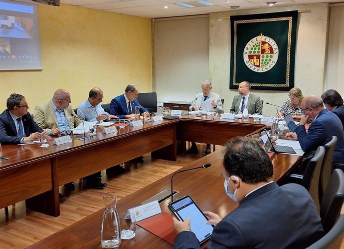 Imagen de la sesión del Consejo Andaluz de Universidades de este martes