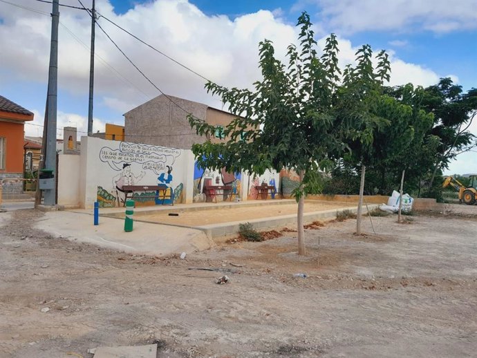 Imagen del lugar en el que se instalará el aparcamiento