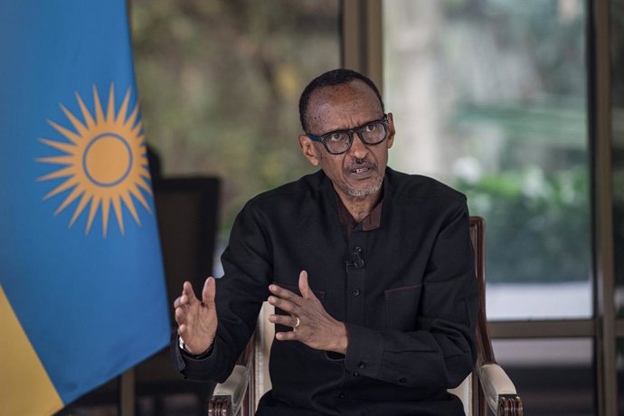 Archivo - El presidente de Ruanda, Paul Kagame (archivo)