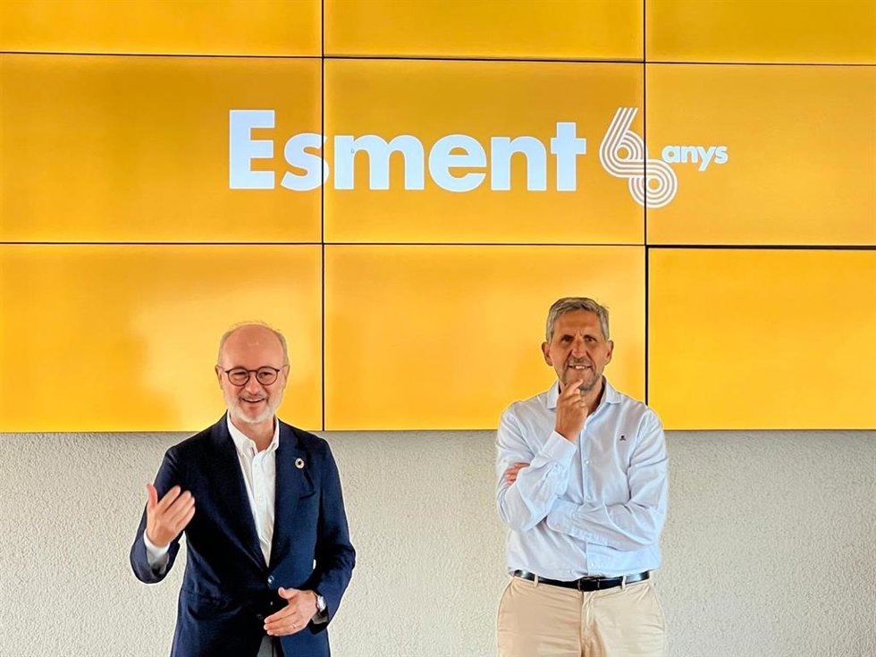 El director de Endesa en Baleares, Martí Ribas, y el de Esment, Sebastián Alemany.