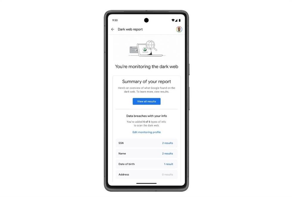 Serivicio de Google para monitorizar la dark web.