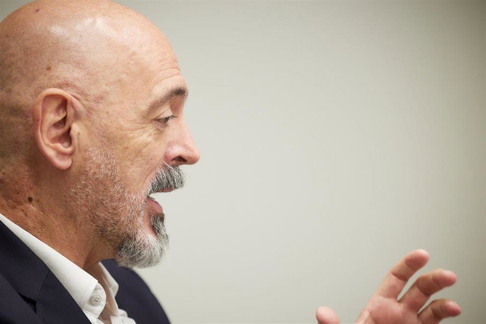 Archivo - El rector de la Universidad Complutense de Madrid, Joaquín Goyache, durante una entrevista para Europa Press, a 27 de julio de 2023, en Madrid (España). Joaquín Goyache es catedrático de Universidad en la UCM. Fue vicedecano de Alumnos de la F