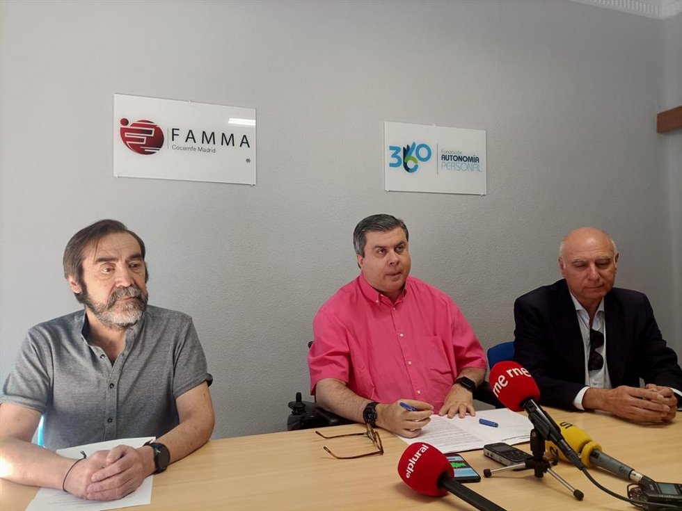 El presidente de FAMMA-Cocemfe Madrid, Javier Font