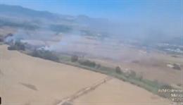 Declarado un incendio forestal en Málaga