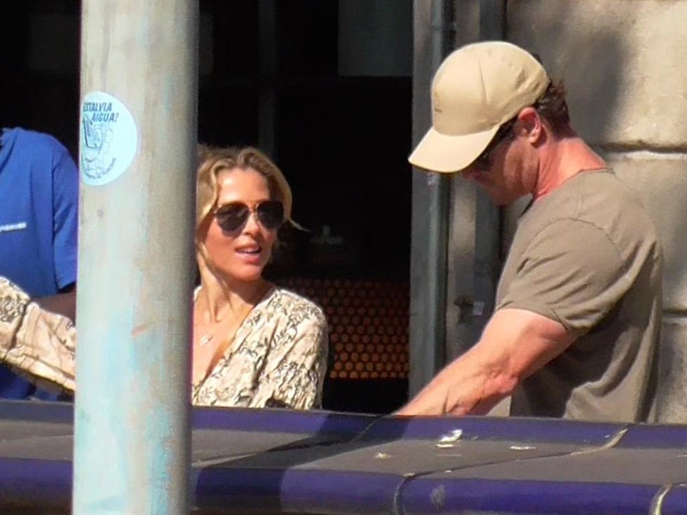 Elsa Pataky y Chris Hemsworth en Barcelona