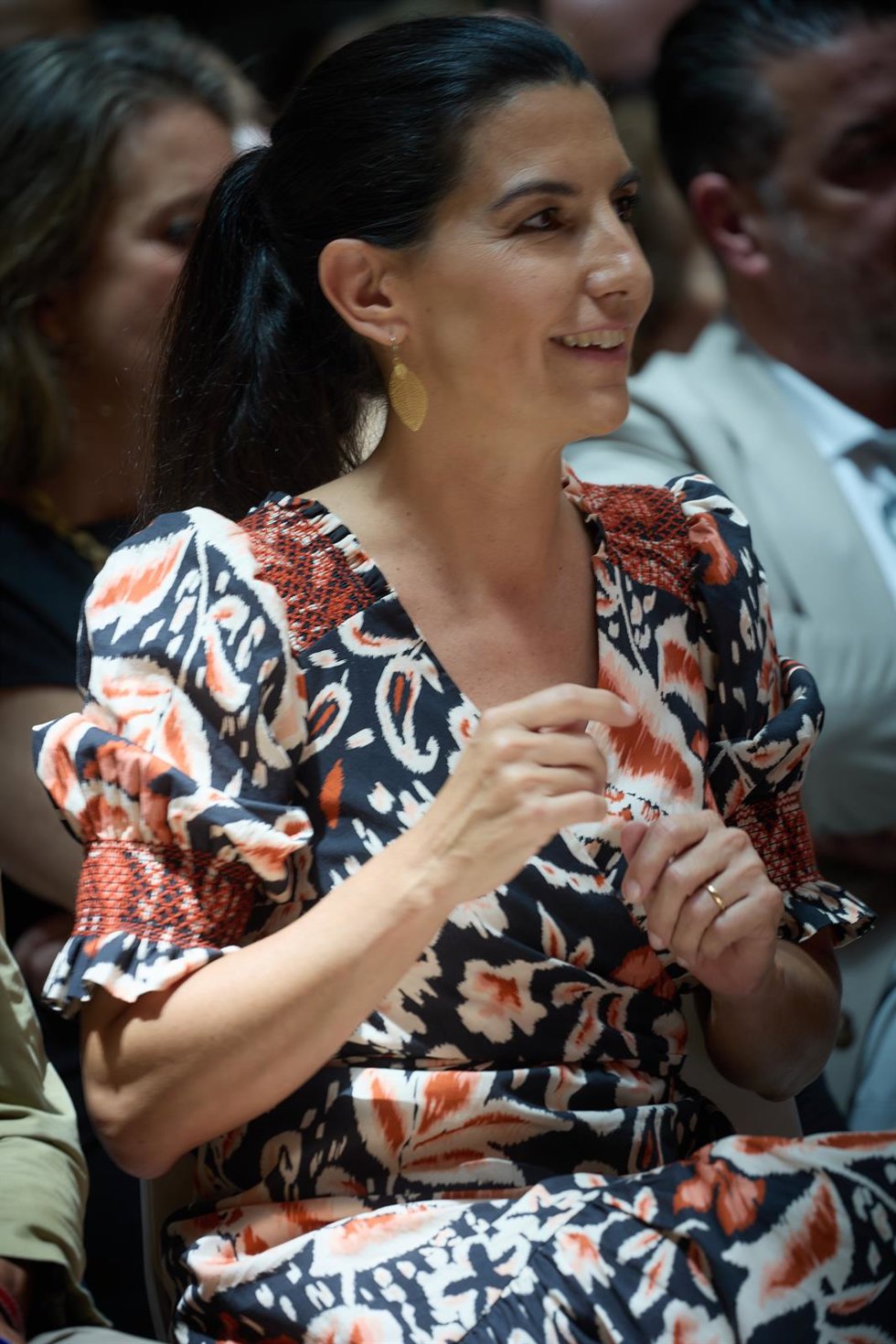 Rocío Monasterio en la presentación de la programación de Hispanidad 2024, en Real Casa de Correos, a 10 de julio del 2024, en Madrid
