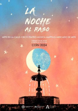 Cartel de la Noche al Raso de Coín