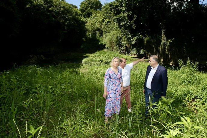 Inauguración de la mejora del arroyo Ojo Negro para prevenir inundaciones en las inmediaciones del Zoo de Santillana