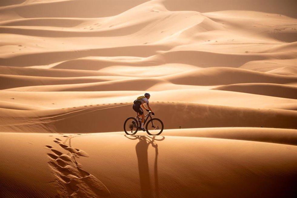 Imagen de desierto en la Skoda Titan Desert Marruecos 2024
