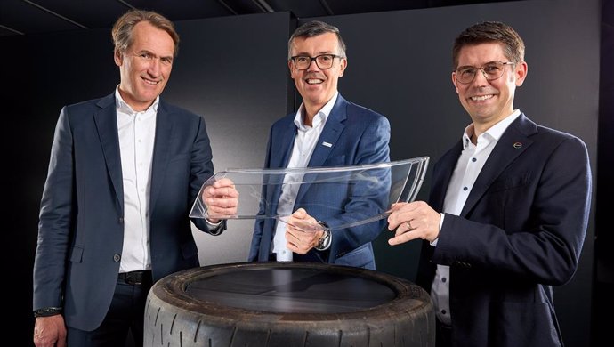 Jeroen Verhoeven (Neste), Thomas Van De Velde (Borealis) i Guido Naberfeld (Covestro)